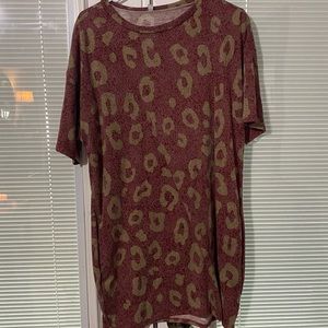 Cheetah print tunic/dress